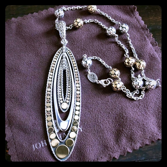 John Hardy Jewelry - John Hardy Gold Dot Pendant & Chain